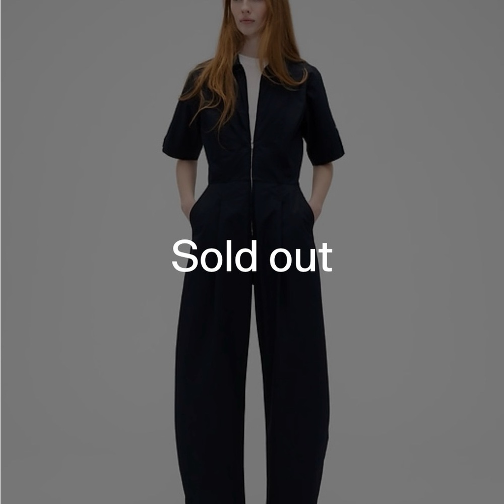Victoria Beckham Gap Navy Jumpsuit